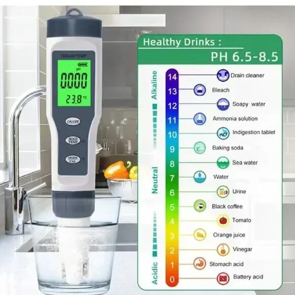 3 in 1 Digital PH Meter with ATC PH Tester, TDS/PH/Temperature Meter - Picture 3 of 6